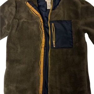 Tommy Bahama Gray and Blue Fleece Jacket